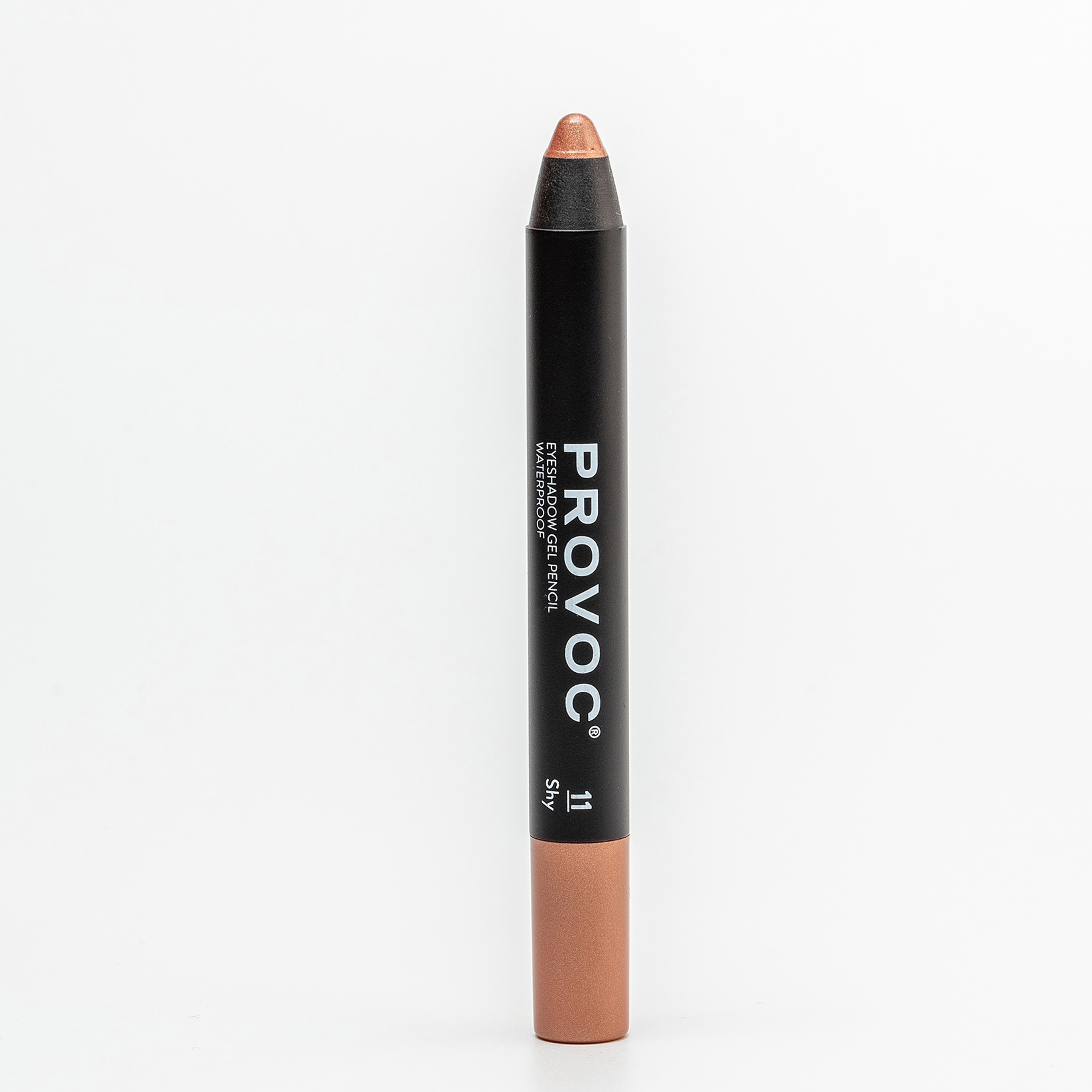 Тени-карандаш PROVOC Eyeshadow Pencil L водостойкие, шиммер 11 персиковый, 2,3 г тени карандаш водостойкие матовые 06 темный шоколад eyeshadow pencil 2 3 г