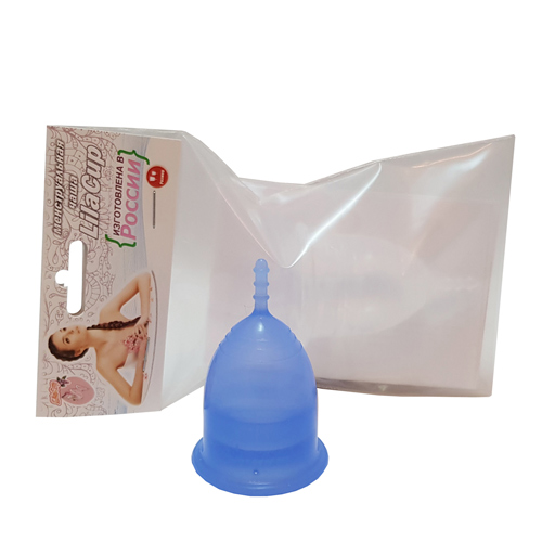 Чаша менструальная LilaCup Практик, синяя M