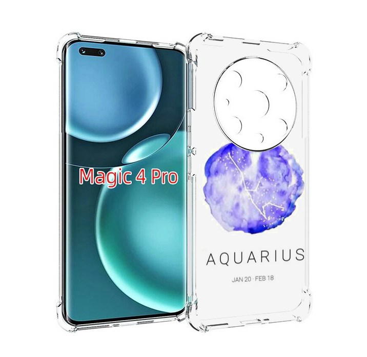 

Чехол MyPads знак зодиака водолеи 5 для Honor Magic4 Pro, Прозрачный, Tocco