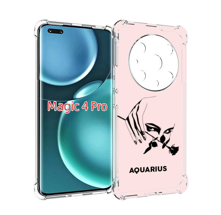 

Чехол MyPads знак зодиака водолеи 3 для Honor Magic4 Pro, Прозрачный, Tocco