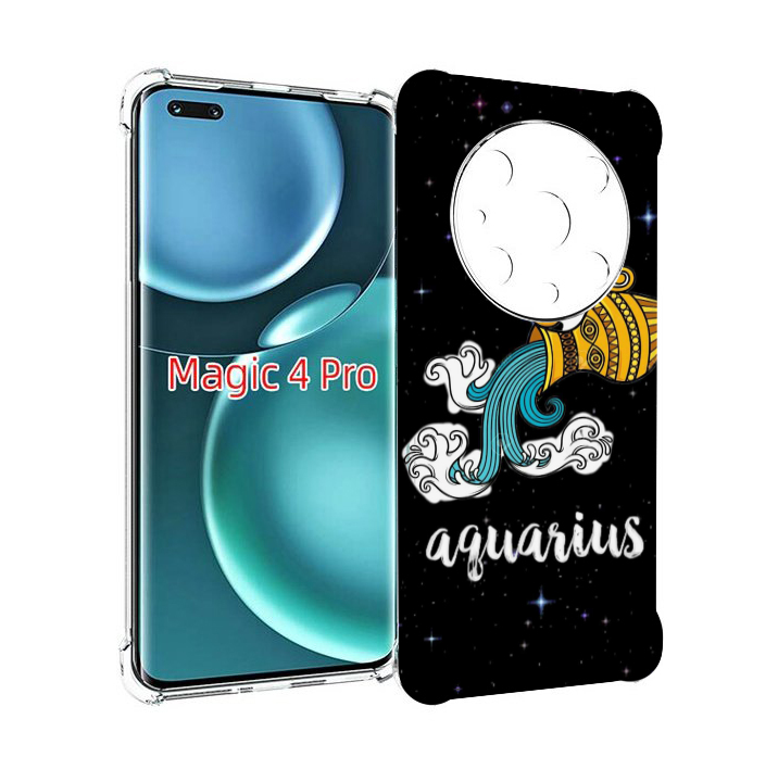 

Чехол MyPads знак зодиака водолеи 2 для Honor Magic4 Pro, Прозрачный, Tocco