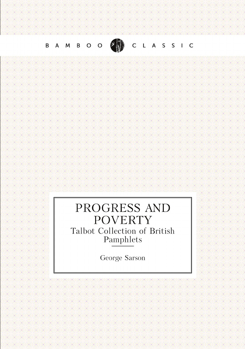 

Progress and poverty