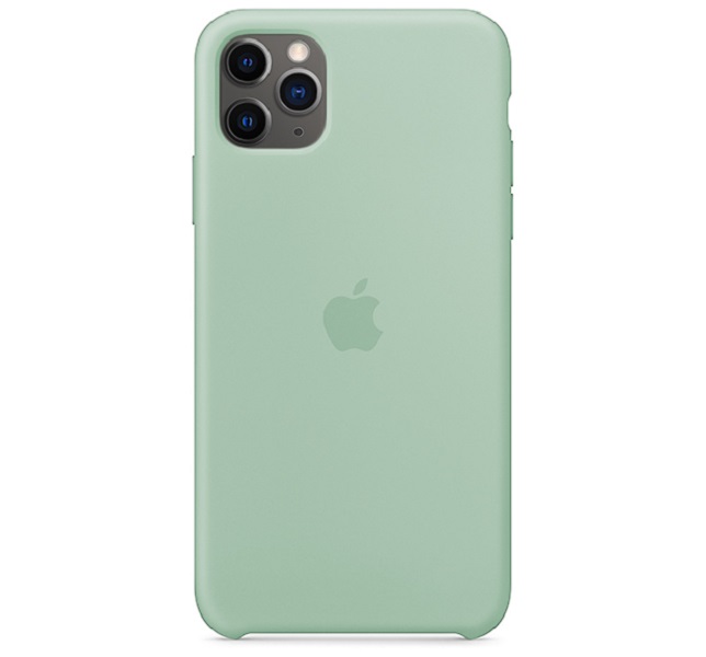 фото Чехол silicon case для iphone 11 pro max (1), бледно-зеленый silicone case