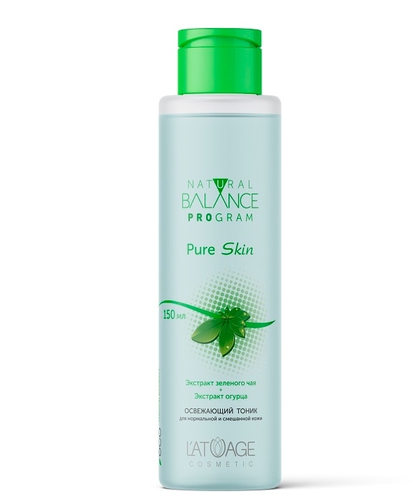 Тоник для лица L'atuage Cosmetic NBP Pure Skin Освежающий, 150 мл