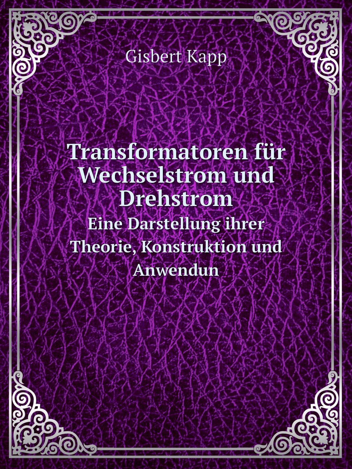 

Transformatoren fur Wechselstrom und Drehstrom