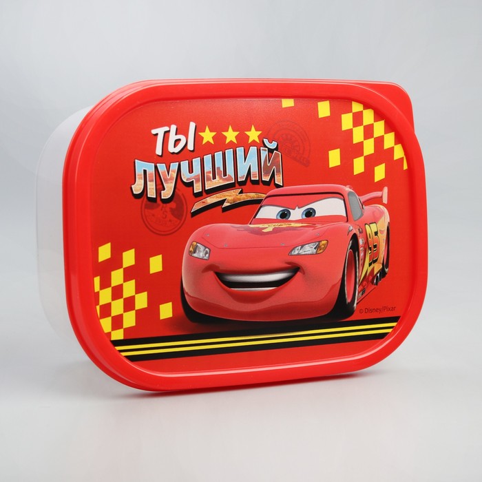 

Disney Ланч-бокс прямоугольный, 500 мл, Тачки Ты лучший, Красный