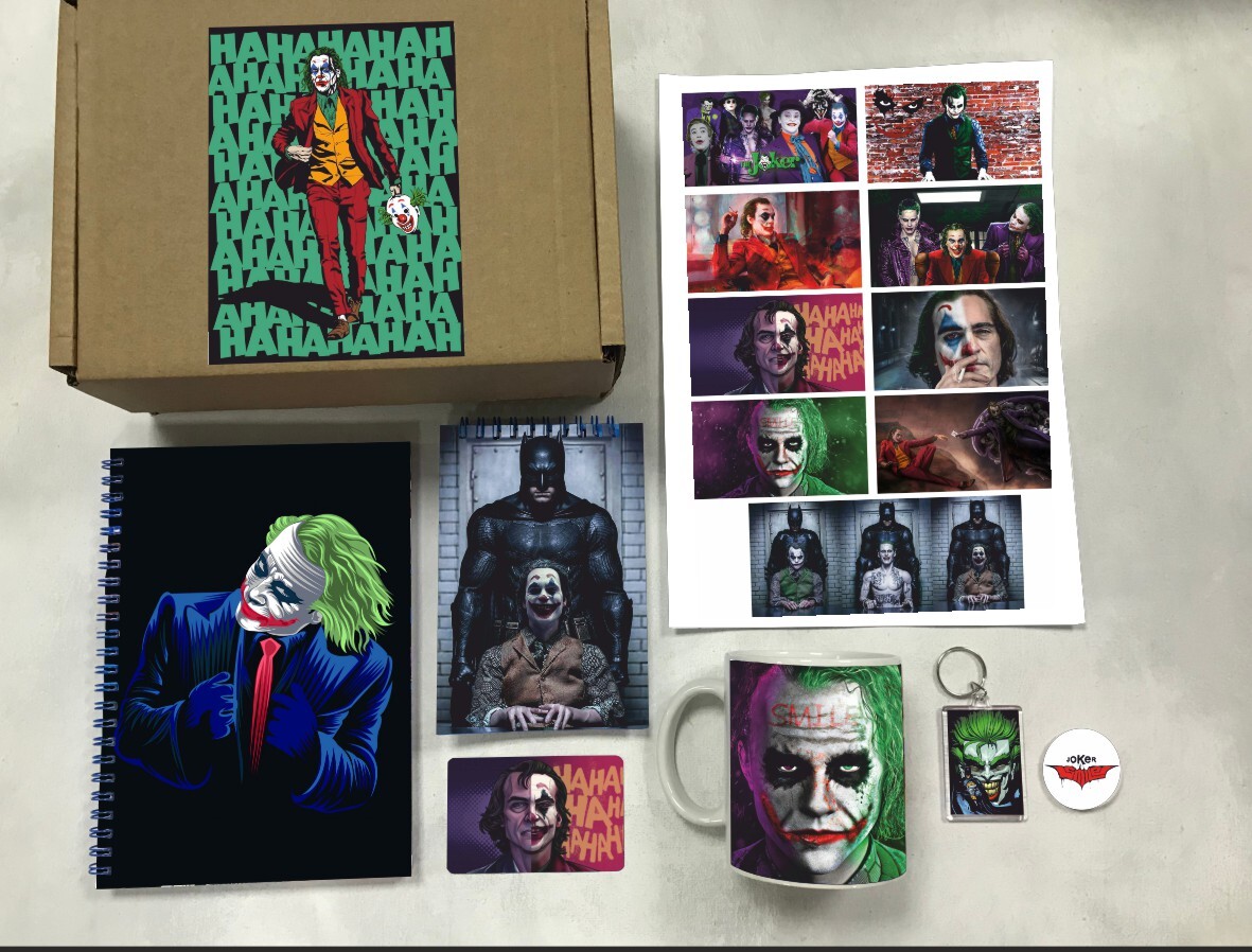 

Бокс с подарком Джокер, Joker Box-160622-04, 7 предметов, Джокер, Joker