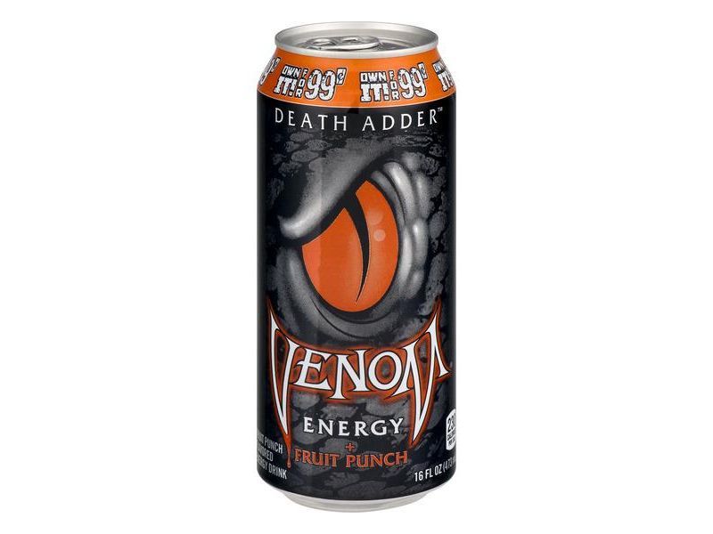 фото Напиток тонизирующий venom venom energy fruit punch 0,473л