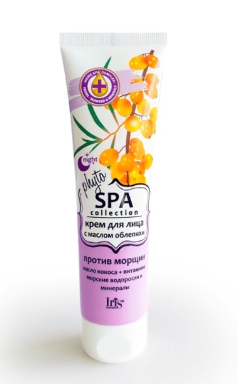 фото Крем iris phyto spa collection для лица, ночной, с маслом облепихи, 100 мл