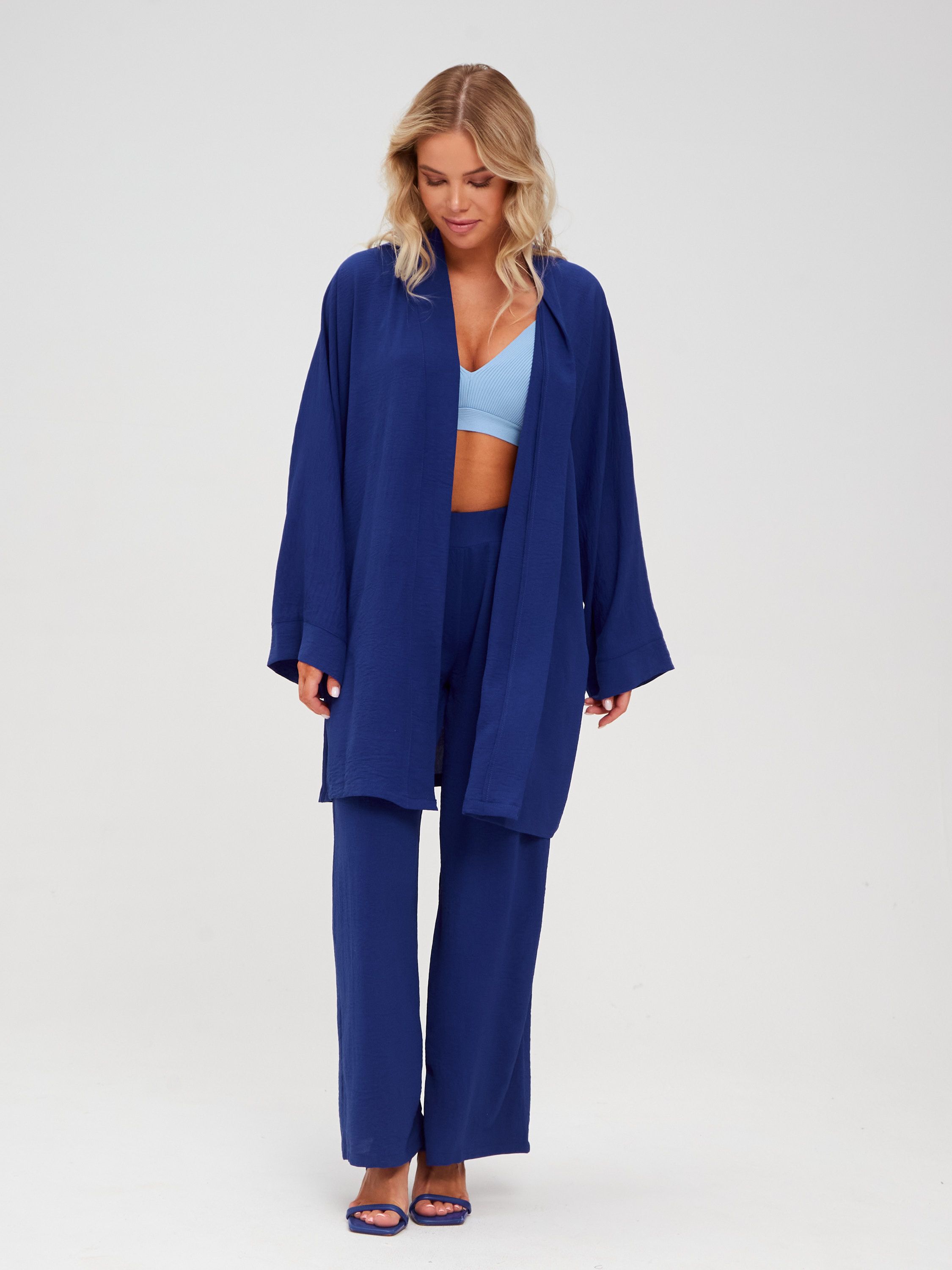 Комплект домашний женский RONROC Миа синий M