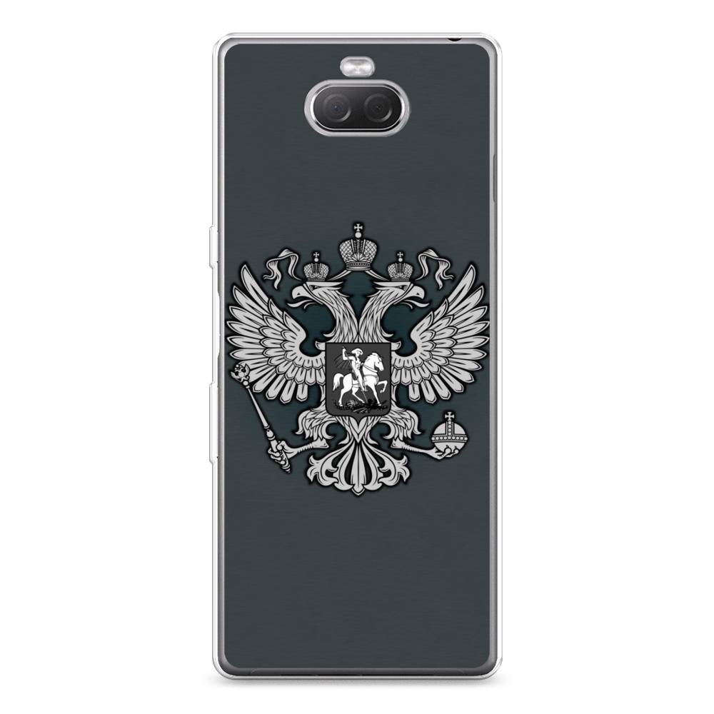 

Силиконовый чехол "Герб России серый" на Sony Xperia 10 Plus, 54150-5