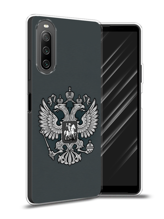 

Чехол Awog на Sony Xperia 10 IV "Герб России серый", Разноцветный, 55250-5