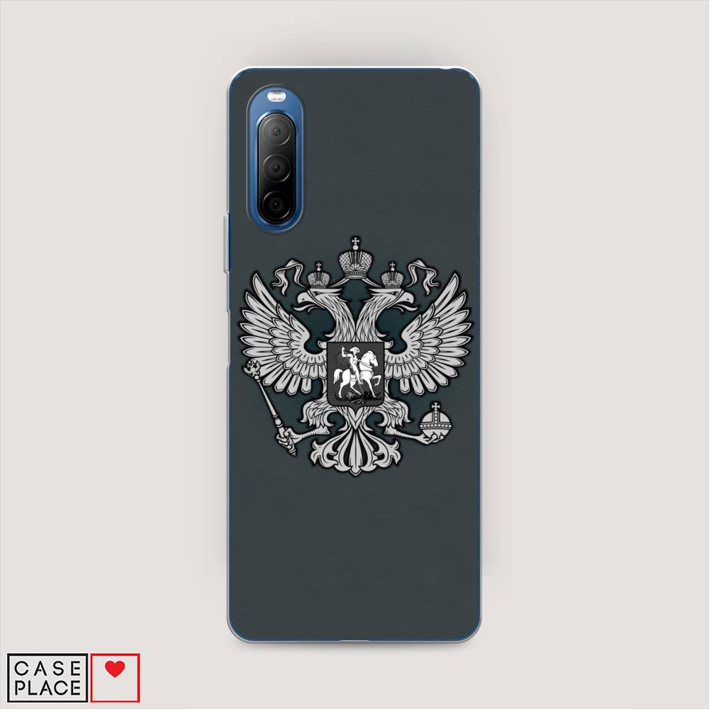 

Чехол Awog на Sony Xperia 10 II "Герб России серый", Разноцветный, 54650-5