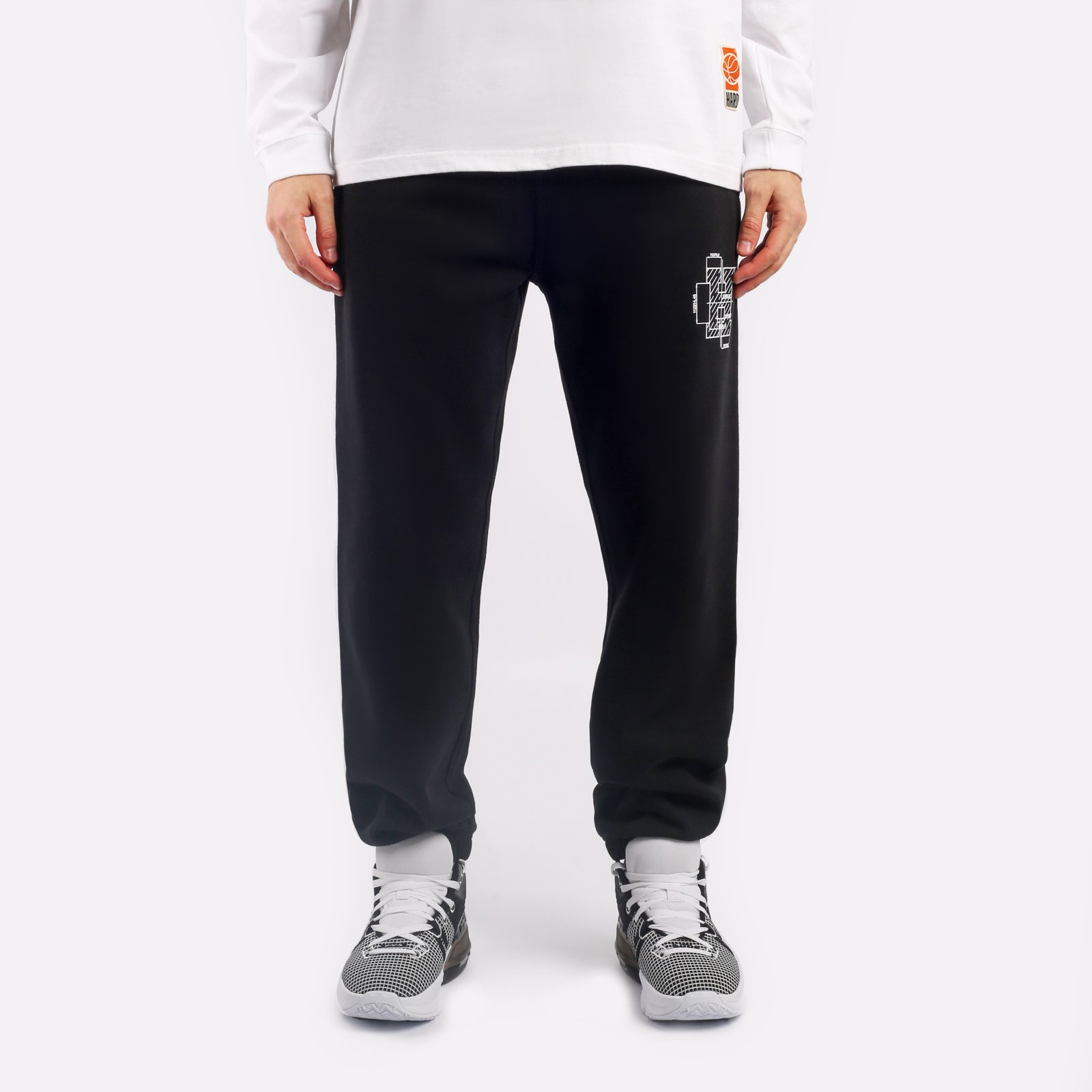 

Брюки мужские HARD Pants черные L, Черный, Pants