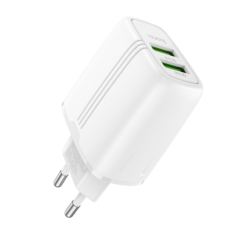 

Зарядное устройство hoco n12 yizhan 2*usb, 3a, белый