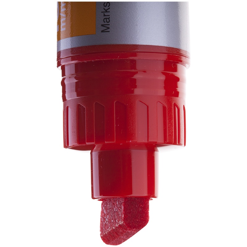 Маркер перманентный Line Plus PER-2610, промышленный, красный, скошенный, 10 мм (PER-2610)