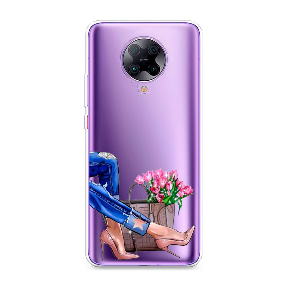 

Чехол Awog на Xiaomi Redmi K30 Pro "Каблучки", Разноцветный, 38850-7