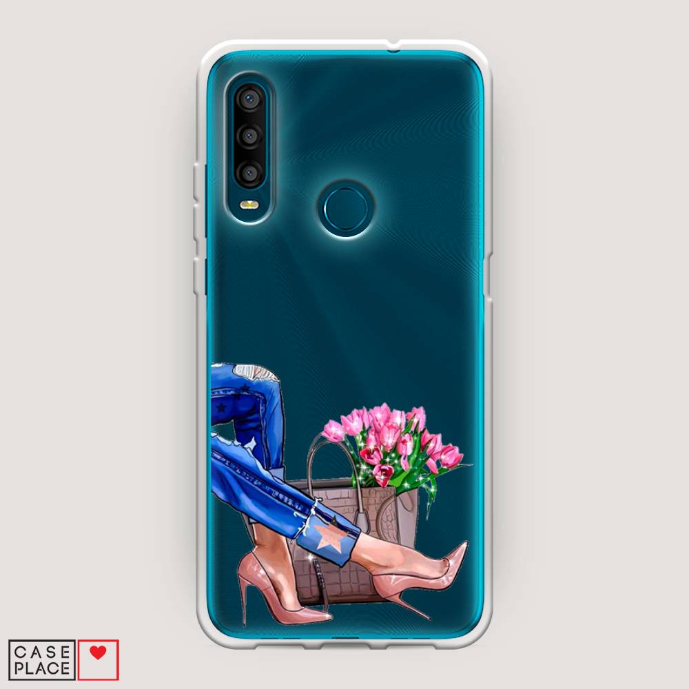 

Чехол Awog на Alcatel 1SE (2020) / Алкатель 1SE (2020) "Каблучки", Разноцветный, 171250-7
