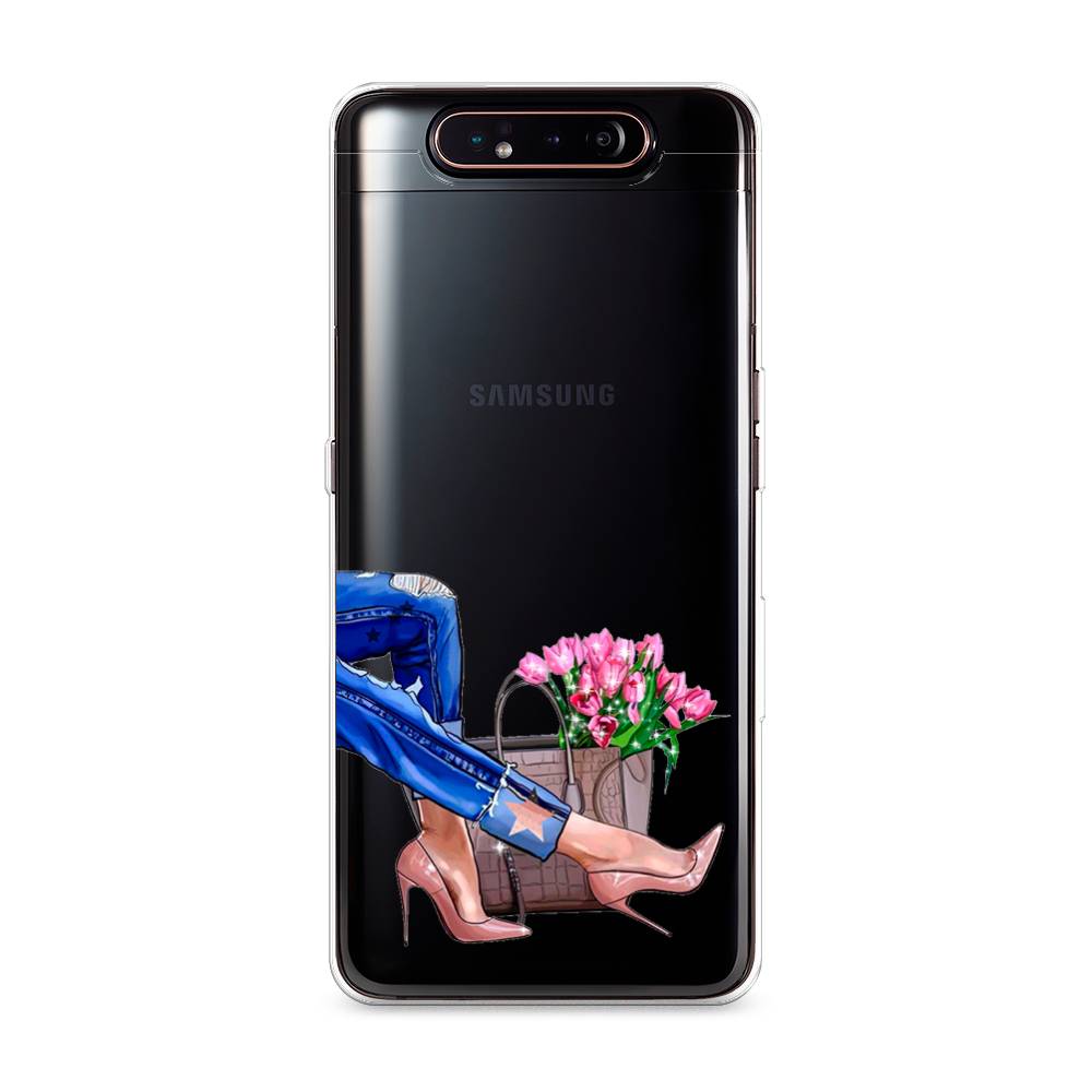 

Чехол Awog на Samsung Galaxy A80 "Каблучки", Разноцветный, 28350-7