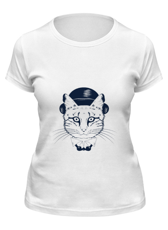 

Футболка женская Printio The cat in the hat белая M, Белый, The cat in the hat