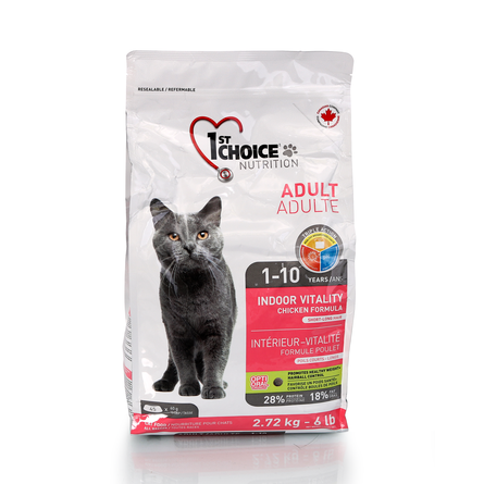 

Сухой корм для кошек 1st Choice Vitality с цыпленком 2,72 кг