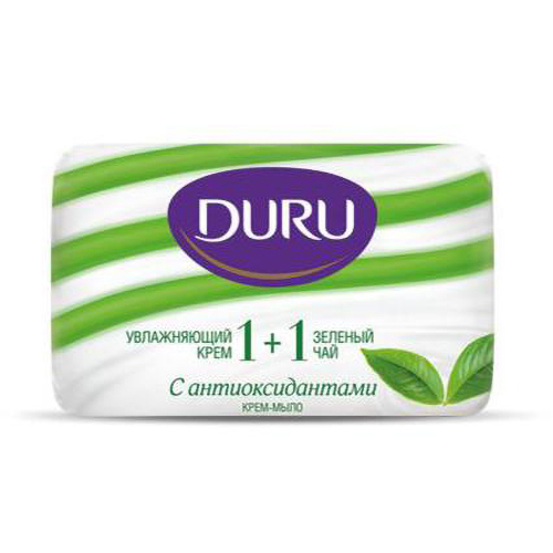 

Туалетное мыло Duru 1+1 Cream + Green Tea 100 г х 4 шт