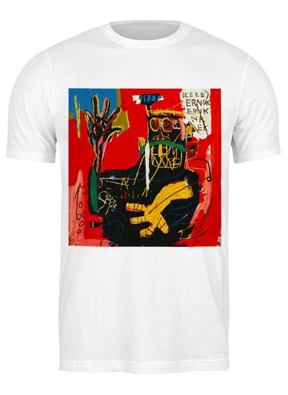 

Футболка мужская Printio Basquiat белая M, Белый, Basquiat