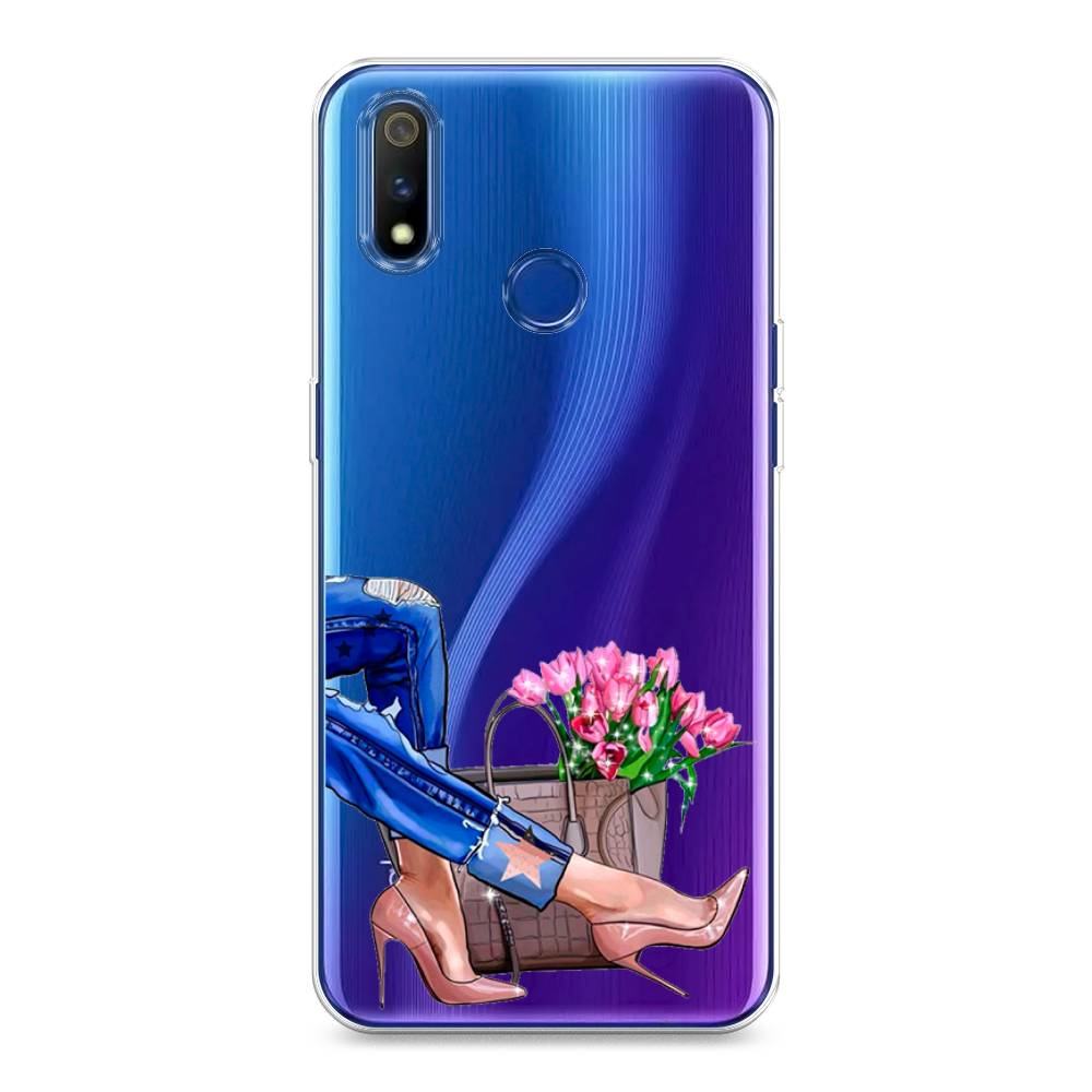 

Чехол Awog на Realme 3 Pro "Каблучки", Разноцветный, 251250-7