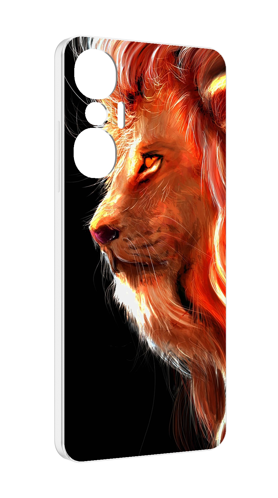 

Чехол MyPads Арт-рисунок-льва мужской для Infinix Hot 20S противоударный, Tocco