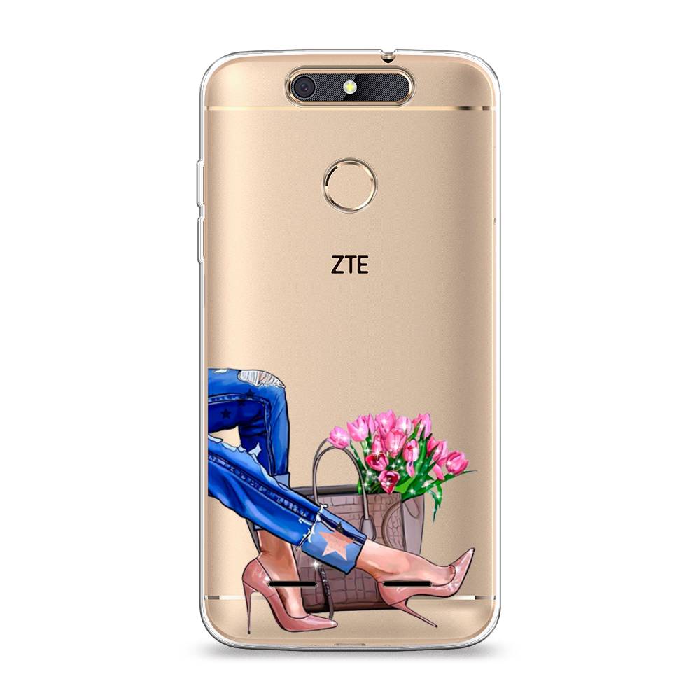

Чехол Awog на ZTE Blade V8 mini / ЗТЕ Блэйд V8 mini "Каблучки", 131950-7
