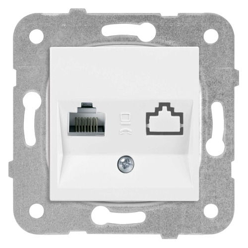 фото Розетка комп. panasonic karre plus & arkedia slim (wktt04042wh-ru)