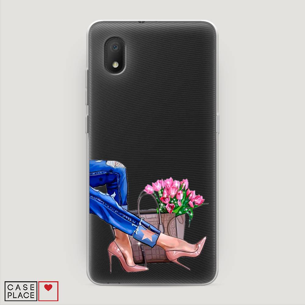 

Чехол Awog на Alcatel 1A (2020) 5002F / Алкатель 1A (2020) 5002F "Каблучки", 171050-7