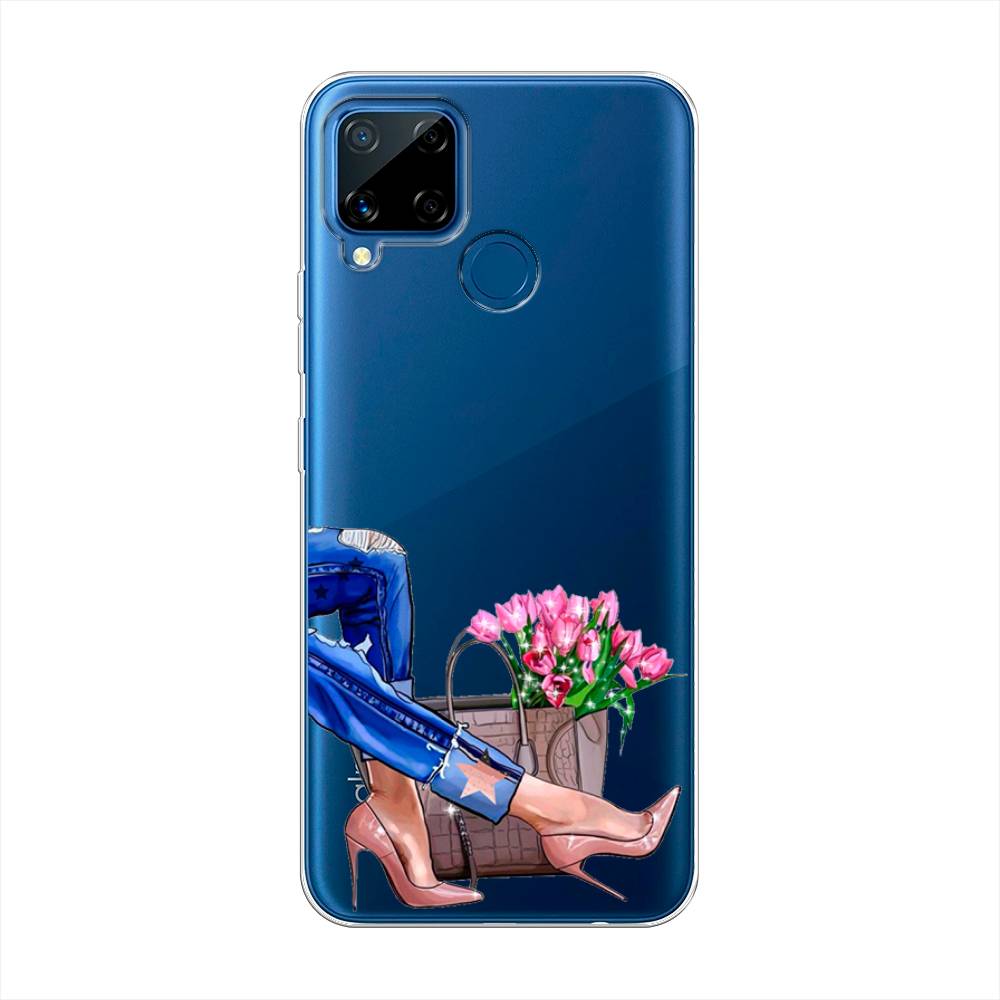 

Чехол Awog на Realme C15 "Каблучки", Разноцветный, 255050-7