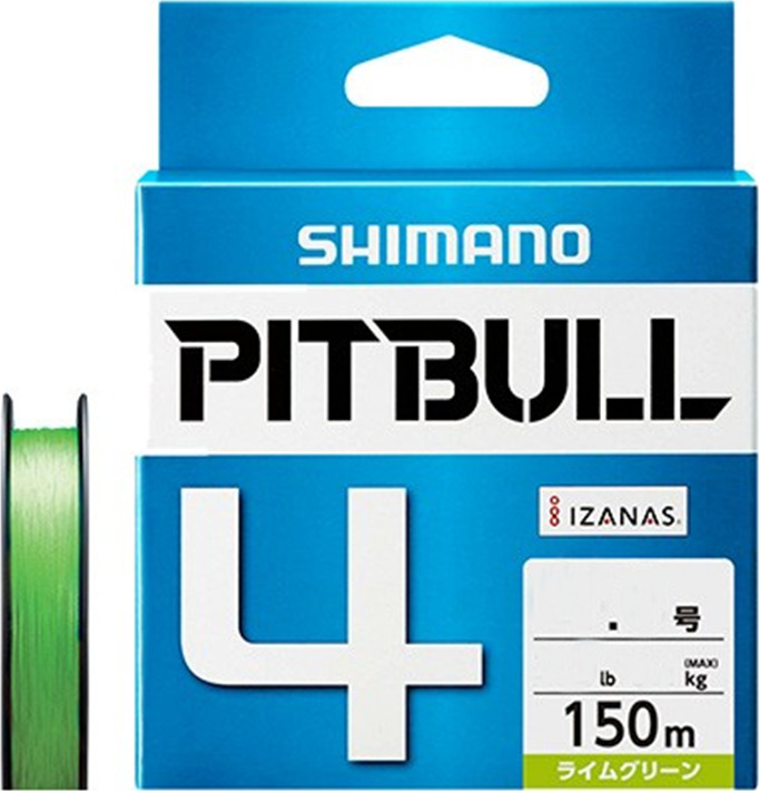 

Леска плетеная Shimano Pitbull X4 0,15 мм, 150 м, 8,1 кг, green, Зеленый, Pitbull X4