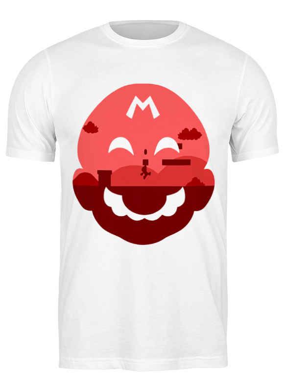 

Футболка мужская Printio Марио (mario) белая XL, Белый, Марио (mario)