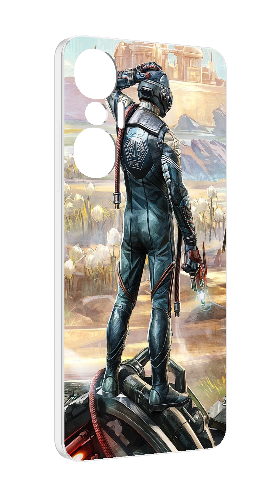 

Чехол MyPads the-outer-worlds для Infinix Hot 20S противоударный, Tocco