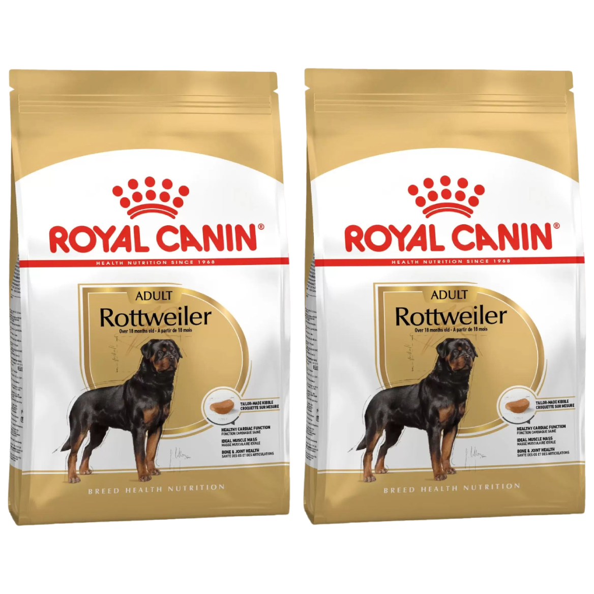 

Сухой корм для собак Royal Canin Rottweiler Adult, 2 шт по 12 кг