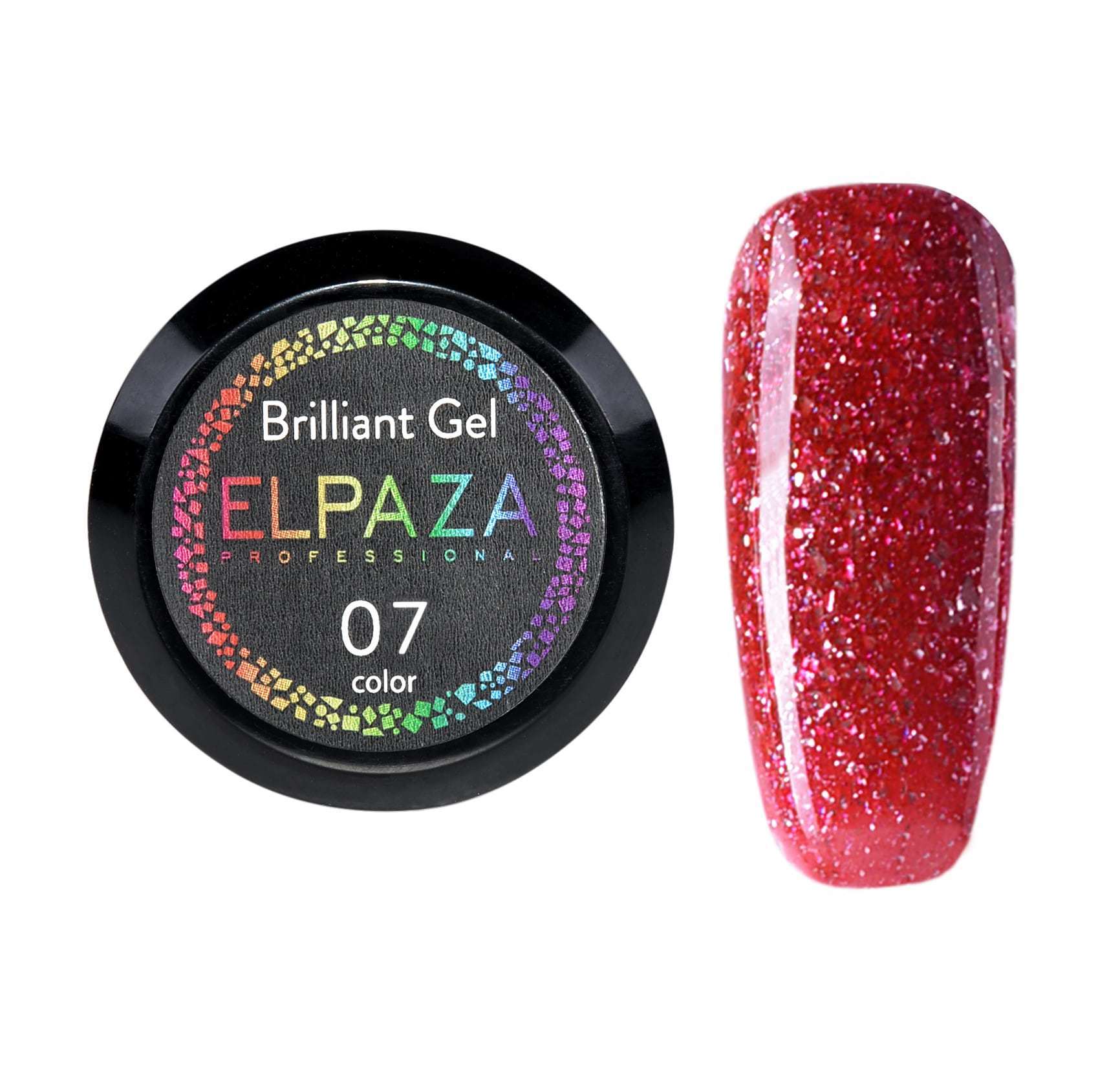 Гель-лак ELPAZA Brilliant Gel №7, 5 мл