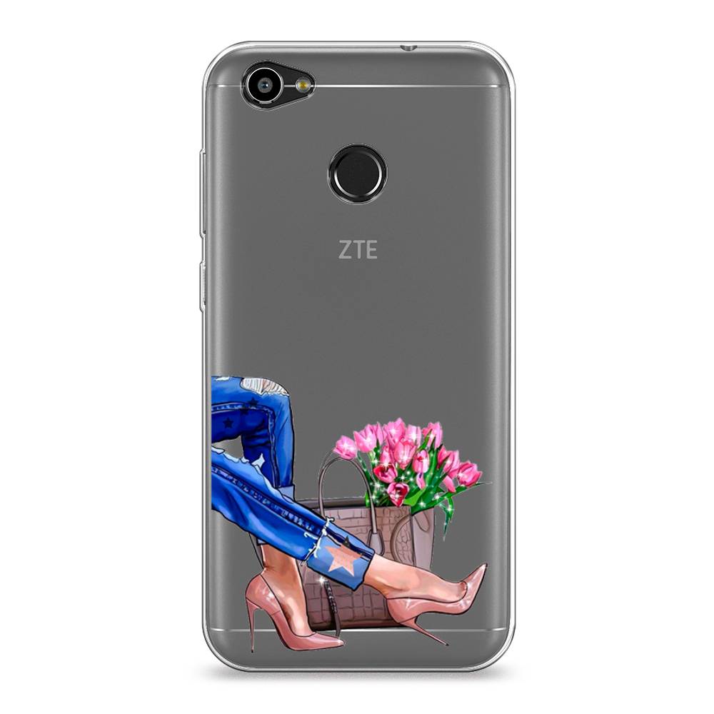 

Чехол Awog на ZTE Blade A6 / ЗТЕ Блэйд A6 "Каблучки", 132350-7