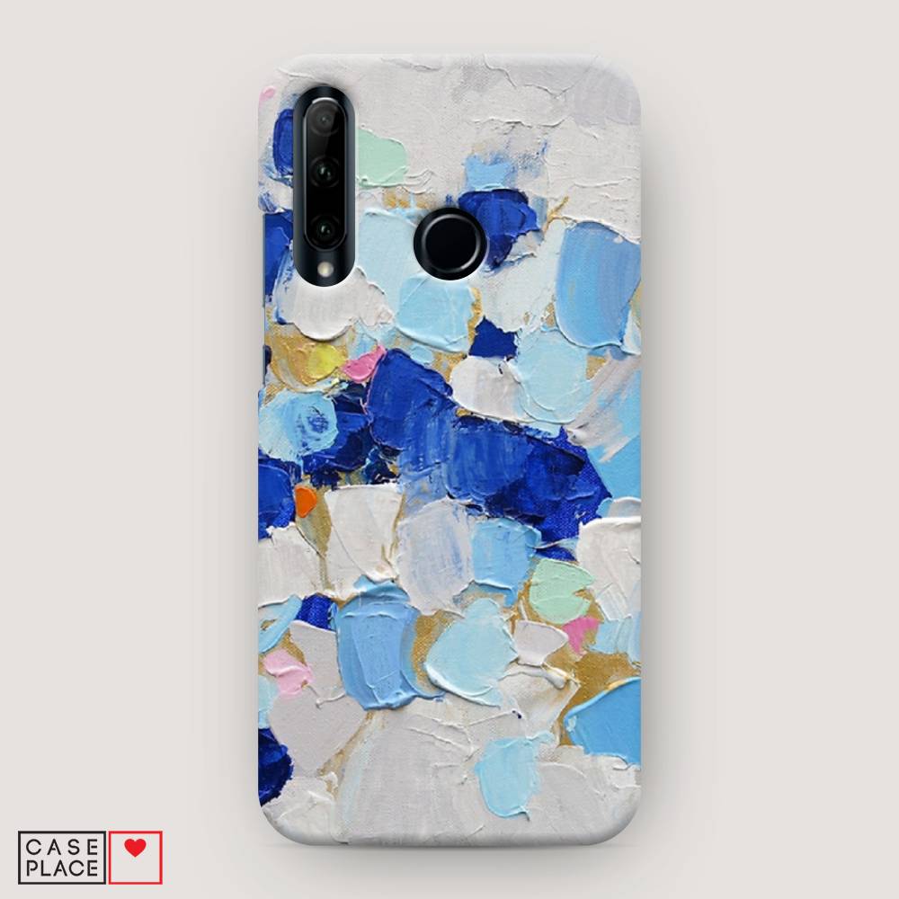 фото Чехол awog "холст сине-белый" для honor 20 lite 2019