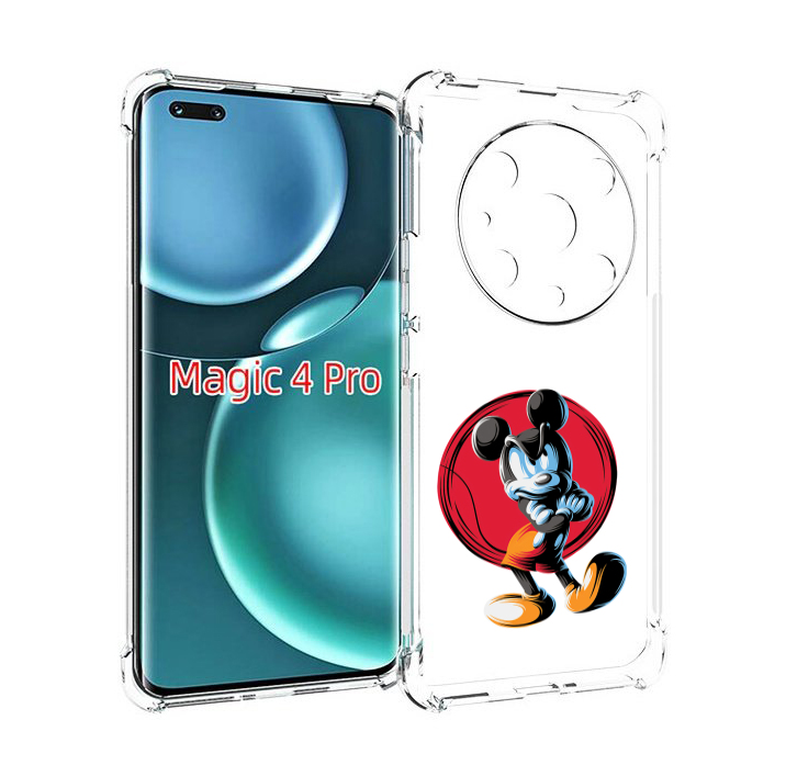 

Чехол MyPads злой-микки для Honor Magic4 Pro, Прозрачный, Tocco