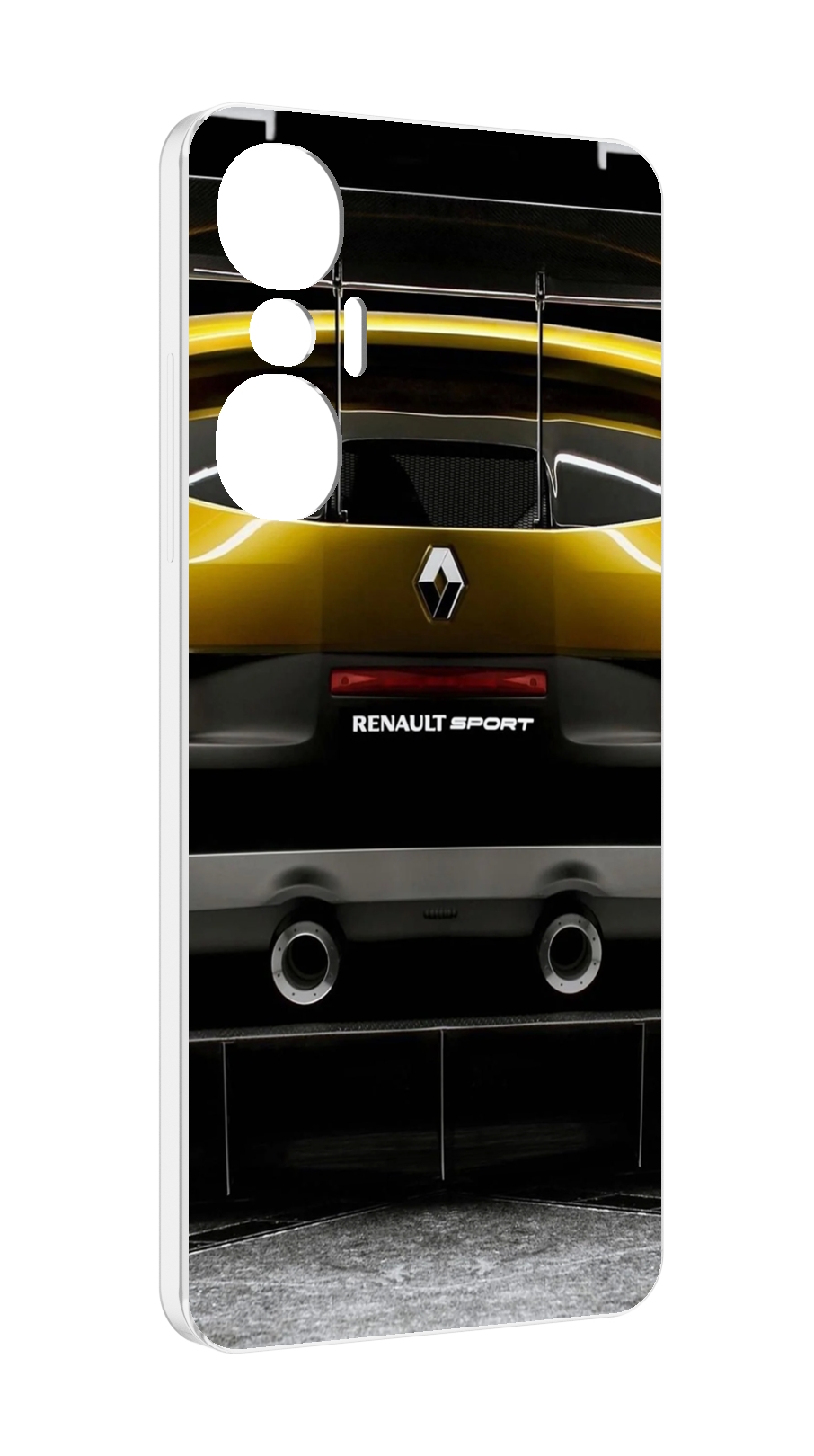 

Чехол MyPads renault-рено-3 мужской для Infinix Hot 20S противоударный, Tocco