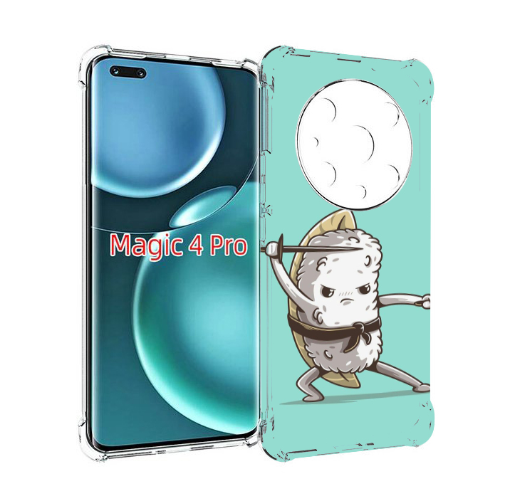 

Чехол MyPads злой суши детский для Honor Magic4 Pro, Прозрачный, Tocco