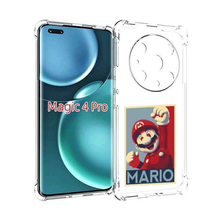 

Чехол MyPads злой марио для Honor Magic4 Pro, Прозрачный, Tocco