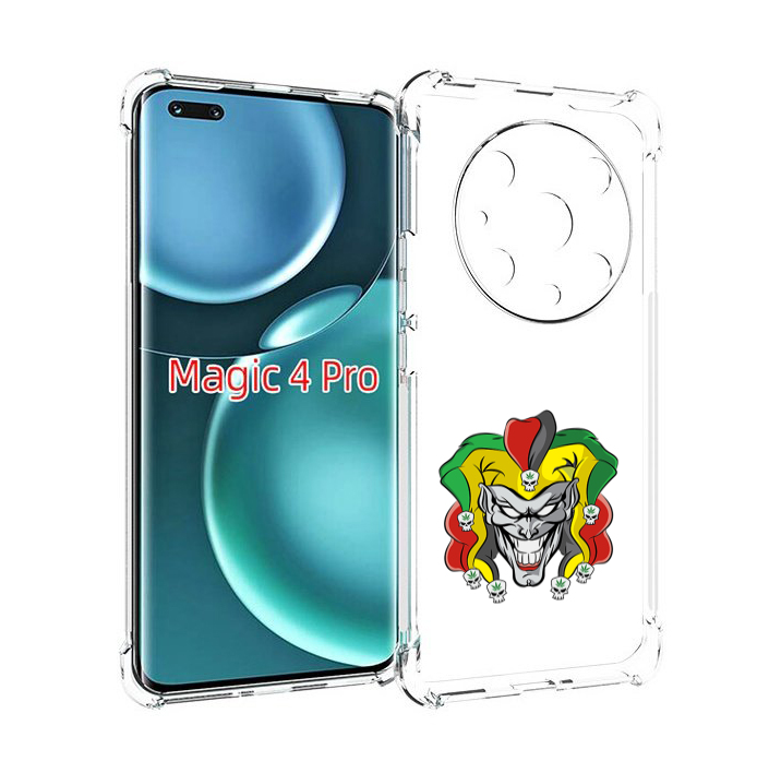 

Чехол MyPads злодей-клоун для Honor Magic4 Pro, Прозрачный, Tocco