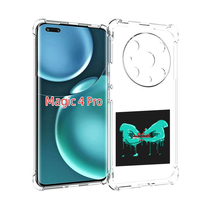 

Чехол MyPads закручиваю-розочки для Honor Magic4 Pro, Прозрачный, Tocco