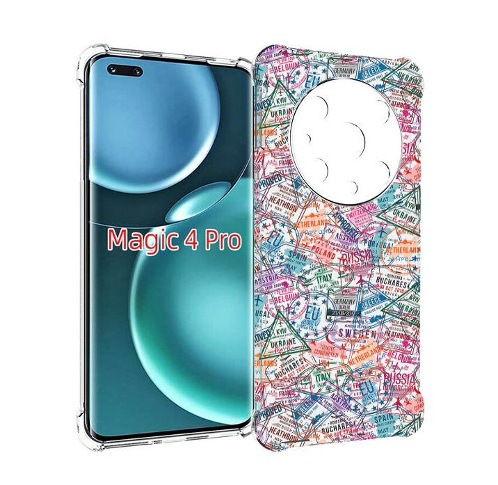 

Чехол MyPads загранчехол для Honor Magic4 Pro, Прозрачный, Tocco