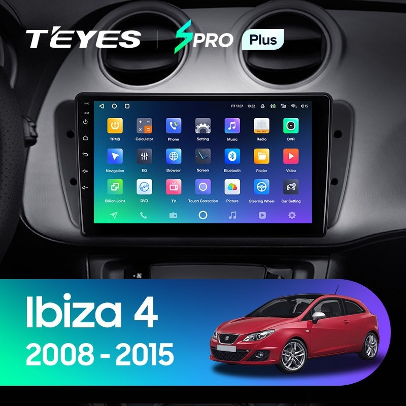 Штатная магнитола Teyes SPRO Plus 432 Seat Ibiza 6J 2008-2015 3484500₽