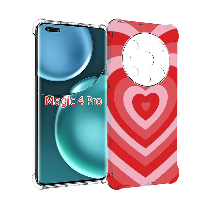 

Чехол MyPads завораживающее сердце женский для Honor Magic4 Pro, Прозрачный, Tocco