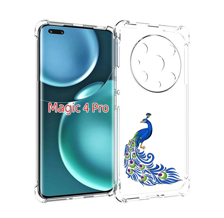 

Чехол MyPads жарптица-голубая для Honor Magic4 Pro, Прозрачный, Tocco
